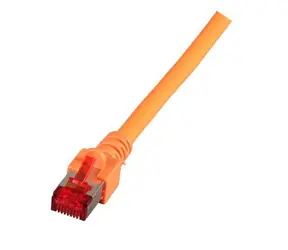 EFB Cat.6 0,25 m pomarańczowy / Kabel krosowy / S/FTP / LSZH / 5 Gbit/s
