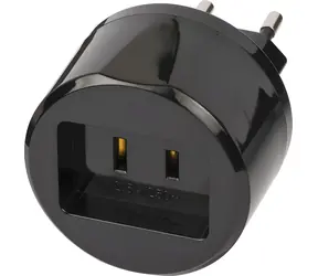 Brennenstuhl adapter podróżny US czarny / Adapter podróżny / 2,5 A / 250 V