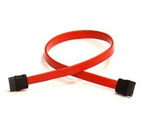 Kabel połączeniowy SuperMicro SATA 7pin-7pin 35cm czerwony / kabel SATA / płaski / bezołowiowy