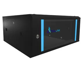 Extralink Rack 4U czarny / Stojak ścienny / 19" / Szerokość 600 mm / Głębokość 600 mm / Nośność 30 kg