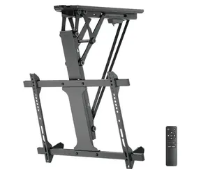 Uchwyt sufitowy do telewizora LogiLink Electric, czarny / Uchwyt sufitowy do telewizora / 32-70" / VESA 600x400 / do 35 kg