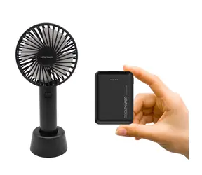 RealPower Mobile Bundle Fan + PB-10000mini HD / Zestaw / Wentylator 1200 mAh / Powerbank 10000 mAh