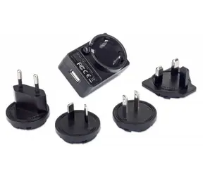 Ładowarka USB i adapter podróżny Manhattan / Ładowarka / Złącza EU/ UK / US / AU / 1x USB-A / 5 W