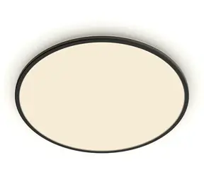 Philips SuperSlim 36W czarny / lampa sufitowa LED / 2700K / średnica 55 cm / IP20