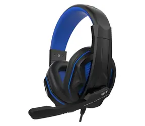 Słuchawki Lexip STEELPLAY HP41 czarno-niebieskie / przewodowe / z mikrofonem / 32 ? / 2,4 m