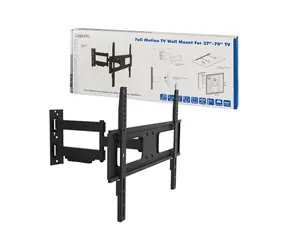 LogiLink BP0019 czarny / uchwyt ścienny do telewizora / 37" do 70" / VESA / do 50 kg / pochylenie od -20° do 10°