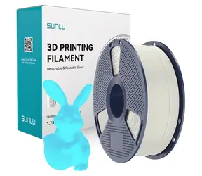 Sunlu PLA Glow in the Dark biało-niebieski / Filament do druku / 1,75 mm / 1 kg