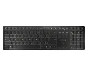 Cherry KW 9100 SLIM czarny / Klawiatura / Układ US-ENG / 107 klawiszy / USB-C