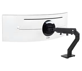 Ramię do monitora biurkowego Ergotron HX czarne / Ramię do biurka / Złącze HD / do 49" zakrzywione / nośność 19,1 kg