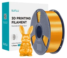 Sunlu PLA+ Silk brass / filament do drukarki 3D / PLA / 1,75 mm / 1 kg