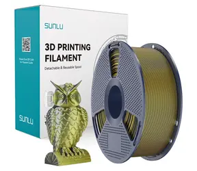 Sunlu PLA+ Silk Dual Color czarno-złoty / Filament do druku / PLA / 1 kg