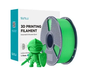 Sunlu PLA+ zielony / filament do drukarki 3D / PLA+ / 1,75 mm / 1 kg