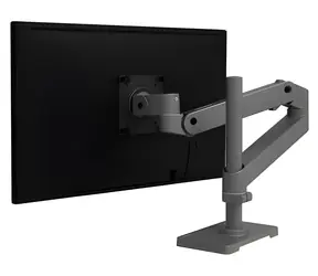 Ergotron LX Pro wyższy drążek szary / Ramię biurka do LCD
