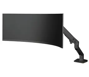 Ramię do monitora biurkowego Ergotron HX VHD Pivot czarne / Ramię do monitora biurkowego / Krzywizna 1000R / Nośność 17 kg