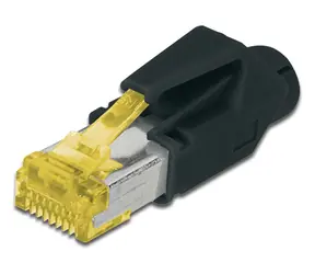 Złącze Digitus Hirose TM31 / RJ45 / Cat6A / ekranowane / 8P8C / do kabla okrągłego / z zaślepką