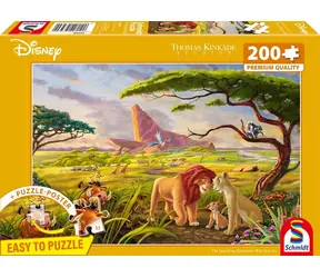 Puzzle Schmidt Król Lew: Nie zapomnij, kim jesteś / 200 elementów / 43,2 x 29,1 cm