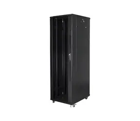 Lanberg Szafa Rack 42U 600x1000 czarna / Szafa Rack / 19" / Wyświetlacz LCD / Nośność 800 kg