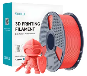 Sunlu Filament PLA+ wiśniowy / filament do drukarki 3D / PLA+ / 1,75 mm / 1 kg