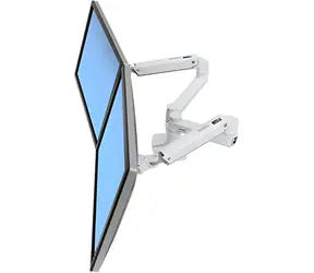 Ergotron LX Dual Side-by-Side Arm biały / Ramię biurkowe na 2 ekrany LCD / Do 27" / VESA 75x75, 100x100 / Nośność 22,7 kg