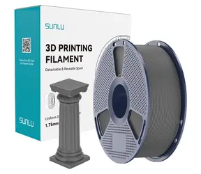 Sunlu PLA High-Speed Marble Concrete Grey / filament do drukarki 3D / PLA / drukowanie z dużą prędkością / 1,75 mm / 1 kg
