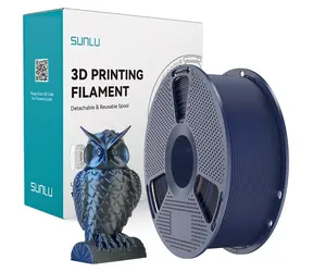 Sunlu PLA+ Silk Dual Color czarno-niebieski / Filament do druku / PLA / 1 kg