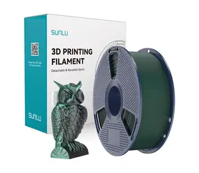 Sunlu PLA+ Silk Dual Color czarno-zielony / Filament do druku / PLA / 1 kg