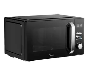 Midea MAG25XF czarny / Kuchenka mikrofalowa z grillem / 25 l / 800 W / grill 1000 W