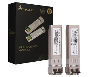 Extralink SFP+ 10G 2 szt. / moduł optyczny SFP+ / MM / 850nm / 300m / kompatybilny z Cisco