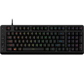 HyperX Eve 1800 czarna / Klawiatura gamingowa / membranowa / RGB / USB-A / Układ US