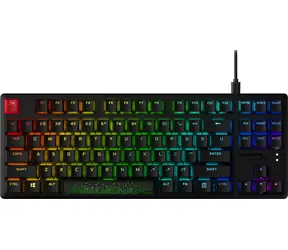 HyperX Alloy Origins Core PBT czarny / Klawiatura gamingowa / Mechaniczna / HX Niebieski / TKL / Układ US