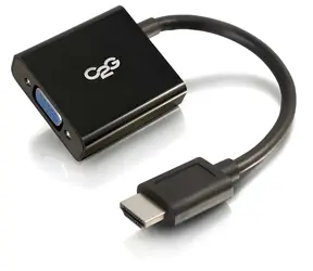 Konwerter wideo C2G HDMI na VGA czarny / Adapter / HDMI(M) - VGA(F)