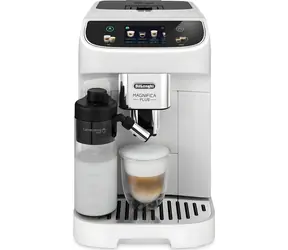 DeLonghi Magnifica PLUS ECAM320.60.W biały / W pełni automatyczny ekspres do kawy / Ekran dotykowy / 1450 W