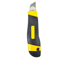 Nóż łamany RULYT żółty / Nóż łamany / Ostrze 18 mm / Stal SK5