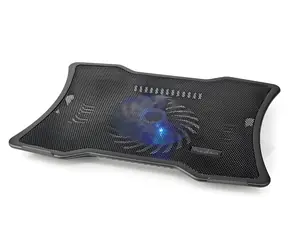 Podkładka chłodząca do laptopa Nedis , czarna / podstawka pod laptopa / do 17" / USB / wentylator 125 mm