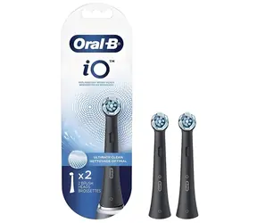 Oral-B iO Ultimate Clean czarny / Końcówka wymienna / do szczoteczki Oral-B iO / 2 szt.