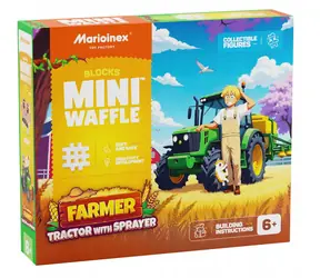 MARIOINEX Mini traktorek do gofrów z zestawem spryskiwaczy / 50 sztuk