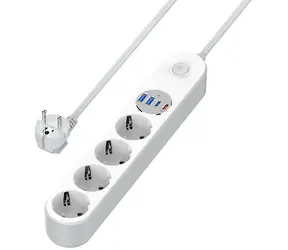 Listwa zasilająca Colorway / 4X Schuko / 2x USB-C 20W / 2x USB-A / kabel 2m