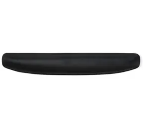 Podkładka żelowa pod klawiaturę Nedis w kolorze czarnym / Ergonomiczna podkładka pod klawiaturę / 480 x 60 mm