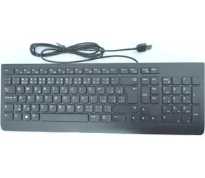 Klawiatura Lenovo Essential Wired czarna / Klawiatura / przewodowa / USB-A / CZ/ SK