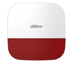 Dahua Airshield ARA13-W2 czerwona / Bezprzewodowa syrena zewnętrzna / 868 MHz / 110 dB / IP65