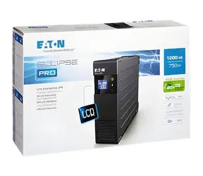 Zasilacz awaryjny EATON Ellipse PRO 1200 DIN / UPS / montaż na szynie DIN