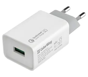 Zasilacz Colorway 18 W / Ładowarka / 1x USB / 100-240 V