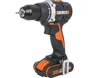 WORX WX102 / Wiertarko-wkrętarka akumulatorowa / 20 V / 2 x 2,0 Ah