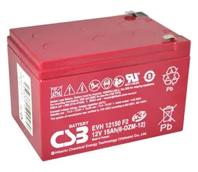 CSB 6-DZM-12 / Akumulator zapasowy Pb / VRLA AGM / 12V / 15Ah