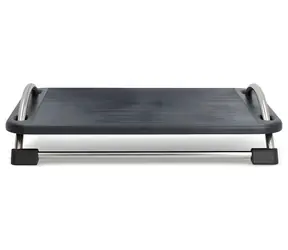 Podnóżek ergonomiczny Nedis metalowy czarny / Podnóżek / Regulowana pozycja