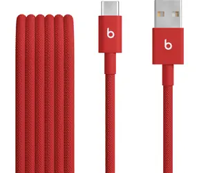Kabel Beats USB-A (M) - USB-C (M) 1,5 m czerwony / pleciony
