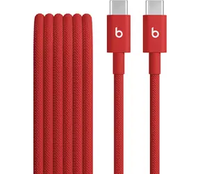 Kabel Apple Beats USB-C do USB-C Rapid Red / pleciony / szybkie ładowanie / 240 W / 3 m