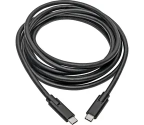 Kabel USB-C EATON czarny / Kabel / USB-C (M/M) / USB 3.1 Gen 1 (5 Gb/s) / zgodny z Thunderbolt 3 / 3,05 m