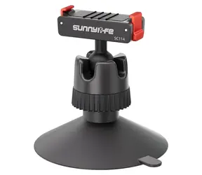 Sunnylife SC114 / Magnetyczny adapter / do DJI OSMO 360, Action 5 Pro, 4, 3 / przegub kulowy 360° / przyssawka 68 mm