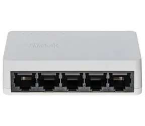 HiLook NS-0505D / Przełącznik / 5 portów / 10/100/1000 Mb/s / RJ45 / Plastik